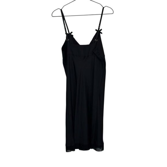 Vera Wang Black Chemise Slip M - Picture 3 of 6